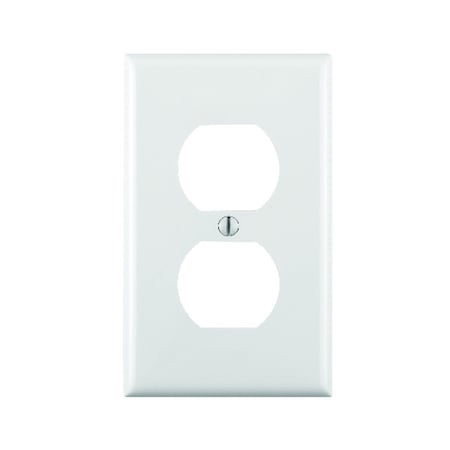 Leviton Faceplate, Number of Gangs: 1 Nylon, White 80703-00W